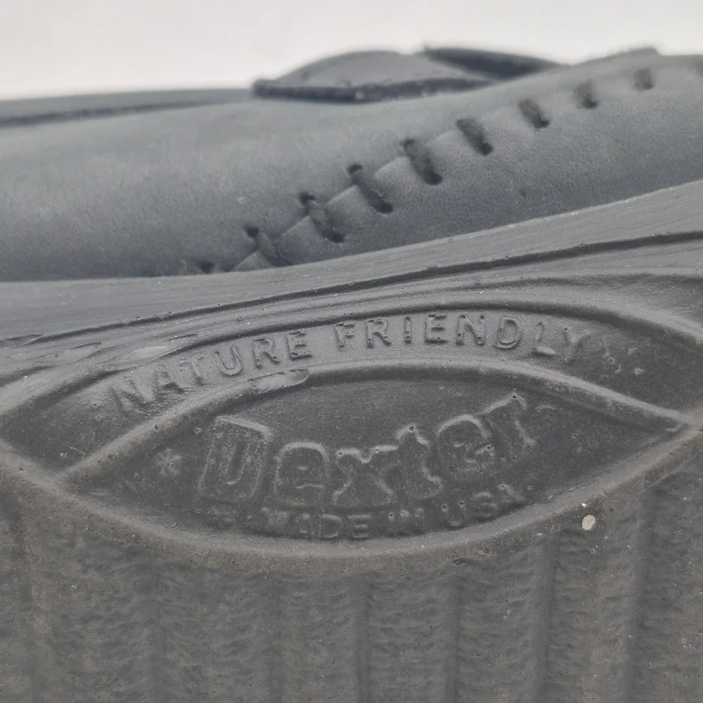 Dexter Walkmocs Shoes Mens Size 7 Gray Leather‎ Buckle Moccasins Casual Made USA